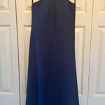 Hayley Paige Occasions HALEY PAIGE Navy Blue Halter Dress SIMPLE AND ELEGANT Photo 0