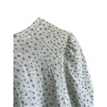 Democracy  Women's Mint Green Dot Print Elbow Sleeve Top XL Photo 1
