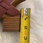 Lucky Brand  Leather Stylish Red Block Heel Sandals size 9 BNWOT Photo 2