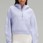 Lululemon Scuba Oversized Half-Zip Hoodie Lilac Smoke Sz. M/L Photo 0