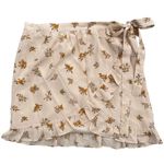 Madewell 100% Silk Feminine Coquette Floral Printed Ruffle Wrap Mini Skirt 12 Photo 0