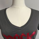 Rock of Ages 10th Anniversary Broadway tour v neck T Photo 2