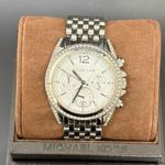 Michael Kors  MK5834 Pressley Chrono Bling Silvertone Stainless Steel 39mm Watch Photo 1