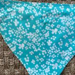 Aerie  small white and teal floral print bikini bottom Photo 3