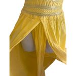 Seaspice Resort Wear Womens Beachy Arabella Gauze Midi Dress Size M Babydoll Yellow Size M Photo 6