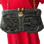 Florence Leather school Vintage Rare and unique, Snakeskin Bag/Clutch Photo 4