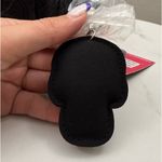 Vince Camuto Black Embossed Cosmetic Bag w/ Rhinestone Skull Charm – NWT Photo 10