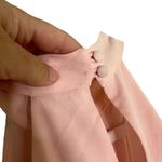 Likely  Cameron Gown Size 2 Seashell Pink Maxi Dress Halter Neckline Side Slit Photo 7