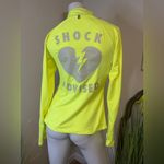 Nike  Running Dri Fit Quarter Zip Shock Advised Small Fluorescent Yellow Photo 2