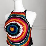 Divided Crochet Crop Tank Photo 1