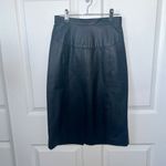 Northside  Fashions Geniune Leather Vintage Black Skirt Size‎ 0 Midi Photo 1