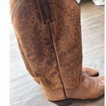 Dan Post Don post brown leather boots size 6 western cowboy cow girl Photo 2