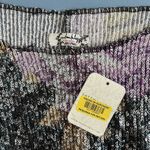 Free People NWT Intimately Gold Rush Black Combo Printed Sequin Long Sleeve Photo 5