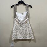 Sandy Liang NWT  Blanco Dress size 8 color ivory women’s Photo 6