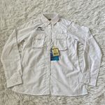 Banana boat Topsail Island North Carolina Women’s roll tab sleeve shirt size Med Photo 1