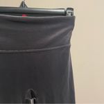 Spanx Velvet Leggings Silver Chrome Gray- Size Small Photo 5