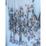 Free People After The Storm Maxi Dress Ivory Combo Ethereal Boho Western Size 0 Photo 9