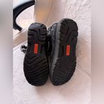   winter boots Khombu  snow  Womens 7M Lisa Black Leather Faux Fur Zip Photo 7