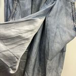 Colovos Blue Printed ‘Denim’ Silk Dress Size 4 US $798 Photo 4