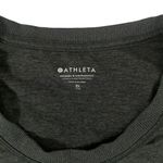 Athleta  T-Shirt Women Tall Girl XL Short Sleeve Crew Neck Boat Hem Gray Outdoor Photo 2