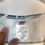 Lands' End  Baltic Teal Angelfish High Neck Tankini Swimsuit Size 14 EUC #0915-AZ Photo 4