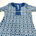 NWT Cabana‎ Life Blue Road Map Geometric Tunic Dress Size XL Photo 6