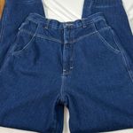 Vintage Bonjour Blue Denim High Waisted Mom Jeans 26 inch waist Size 10 slouchy Photo 0