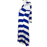 Elan Striped Asymmetrical Multi Look Dress and Skirt Blue White Size Medium Photo 1