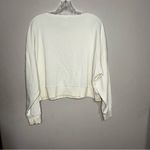 Champion Floral Multi Color Spell out Butter Yellow Athletic Sweater Photo 7