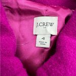 J.Crew  Classic Lady Day Coat Italian Wool Blend
Fitted Jacket Plum Purple Sz 4 Photo 5