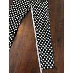 Kate Spade  Black With White Apple Pattern "Broome Street” Slim Jeans Size 27 Photo 10