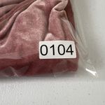 Celebrity Pink Velvet Bodysuit Women XXL Soft Glam V-Neck Ruffle Sleeve Romantic Photo 10