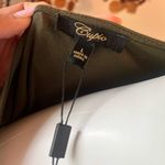 cupio  Sage Green Blouse with Tassel Tie Photo 2