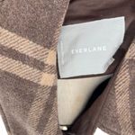 Everlane  The Italian Rewool Oversized Shirt Jacket Plaid Brown Size XL Photo 10