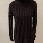 Anthropologie  525 BLACK  cableknit sweater dress small S New NWT Versatile RARE Photo 3