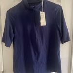 Tommy Bahama AUBREY ISLANDZONE ZIP MOCK DriWic in Navy, A27 Photo 2