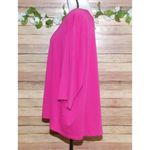 Liz&Me Pink Short Sleeve Knit Top Size 3X 26W 28W Stretch Mock Bling Undershirt Photo 3