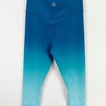 Omani Turquoise Moment Leggings Teal Blue Ombré XS Petite Size undefined Photo 6