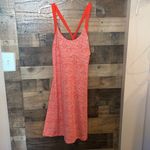 Patagonia Morning Glory Dress in Orange Red Geometric Print Photo 3