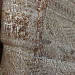 Free People Brown Ikat Tapestry Asymmetrical Zip Short Jacket size 4 Moto READ Photo 5