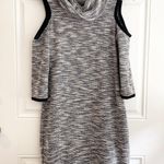 BB Dakota Jack by  marylou black and white marled cold-shoulder dress Photo 0