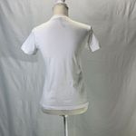 Adidas  White Floral Crew Neck Tee Size X Small Photo 5