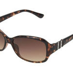 Foster Grant  Women's Tort‎ Rectangle Sunglasses T07 Brown Photo 0