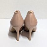 Karl Lagerfeld  Paris Roulle Textured Leather Pumps Womens Size 8M Stiletto Nude Photo 6