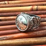 Silpada  Sterling Silver Fine Print Ring Size 6.5 Photo 5