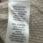 Chico's Beaded Seed Stitch LS Cardigan Sweater, Beige, Sz. 2 (L 12/14) NWT $119 Photo 9