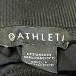 Athleta  Women's Black High Waist Straight Leg Athletic Trousers Pants Size 6 Photo 3