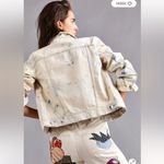 Free People Rumors Denim Jacket – Jones Tie Dye | Size Small Photo 2