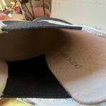 Alexander McQueen ❤️ tread heeled Chelsea boot in ivory/black Photo 10