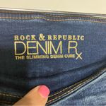 Rock & Republic denim RX slimming jeggings fever distressed jeans womens size 10 Photo 4